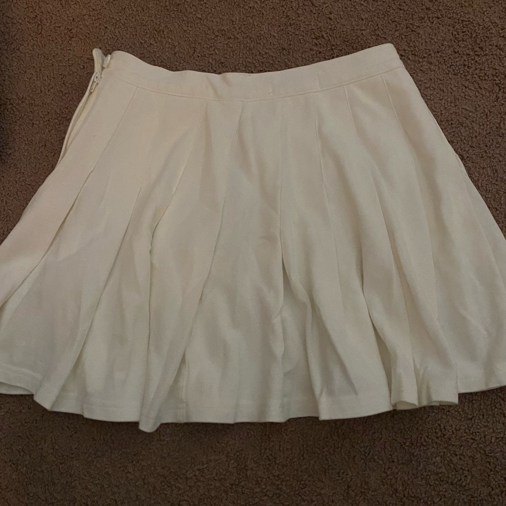 Urban outfitters Katie tennis white mini skirt